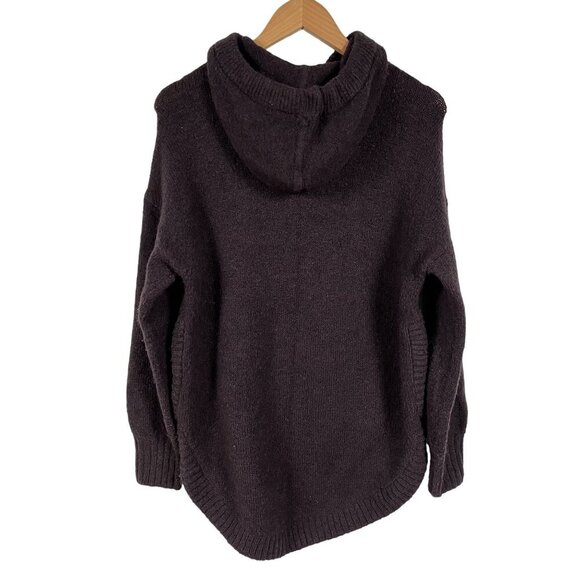 Madewell Wilimington Wool & Alpaca Blend Brown Hoodie Size XS - Picture 4 of 8